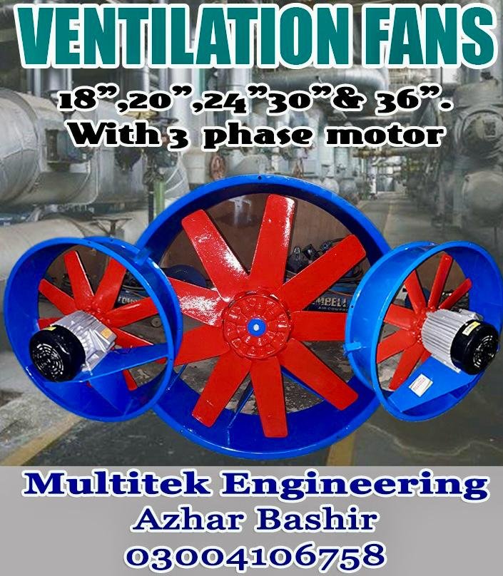 Warehouse ventilation fan